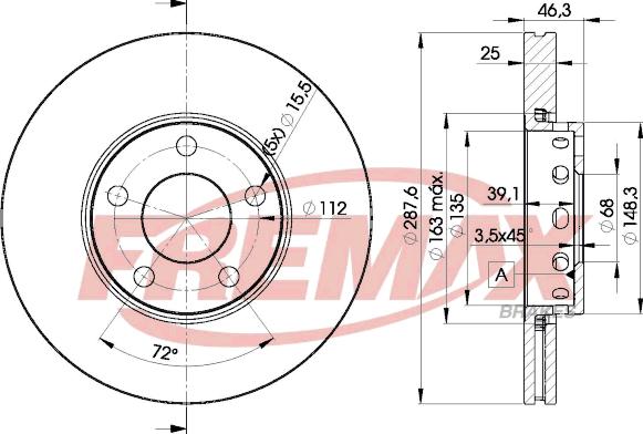 FREMAX BD-4063 - Disque de frein cwaw.fr