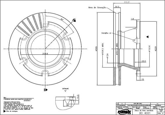 FREMAX BD-4001 - Disque de frein cwaw.fr