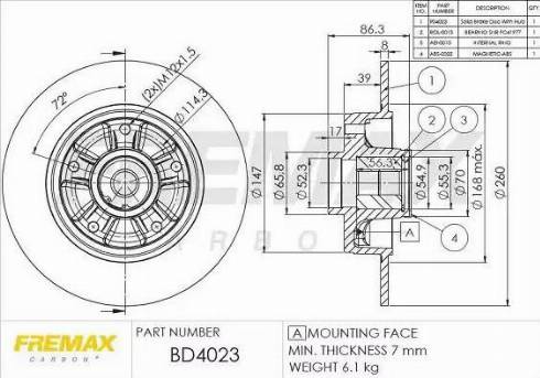 FREMAX BD-4023 - Disque de frein cwaw.fr