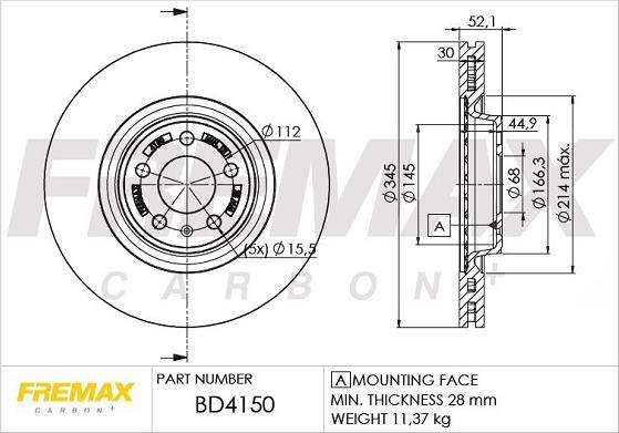 FREMAX BD-4150 - Disque de frein cwaw.fr