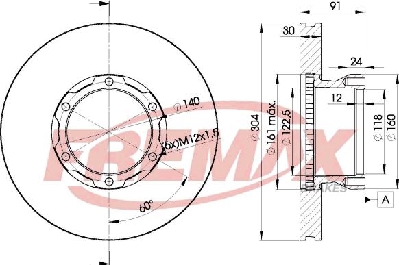 FREMAX BD-4240 - Disque de frein cwaw.fr