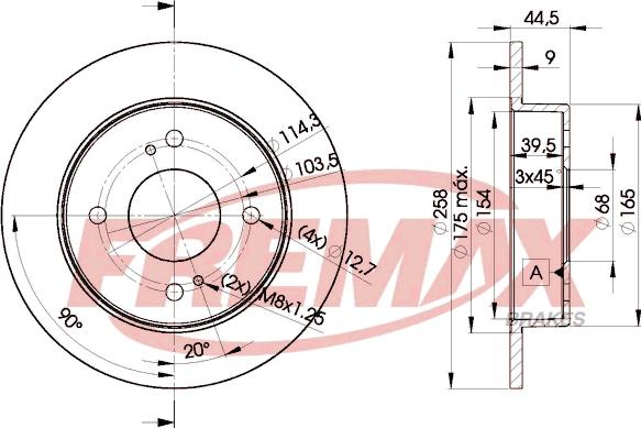 FREMAX BD-4201 - Disque de frein cwaw.fr