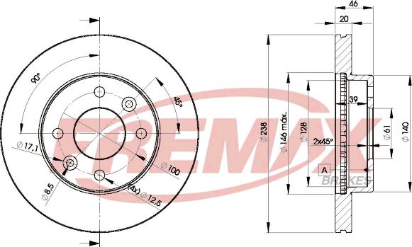 FREMAX BD-4287 - Disque de frein cwaw.fr