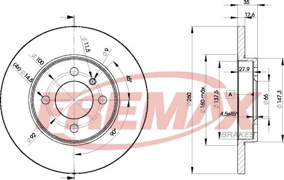 FREMAX BD-4747 - Disque de frein cwaw.fr