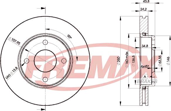 FREMAX BD-5950 - Disque de frein cwaw.fr