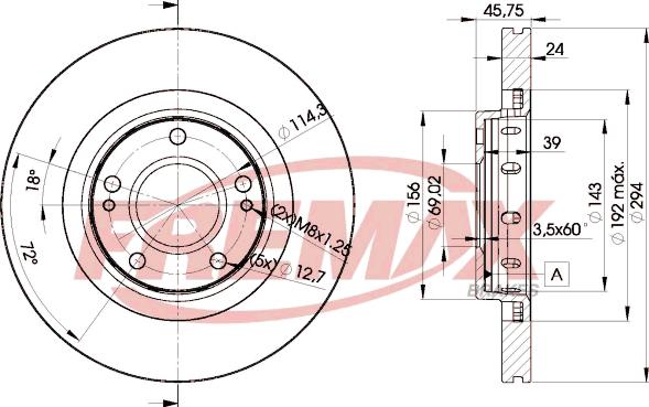 FREMAX BD-5924 - Disque de frein cwaw.fr