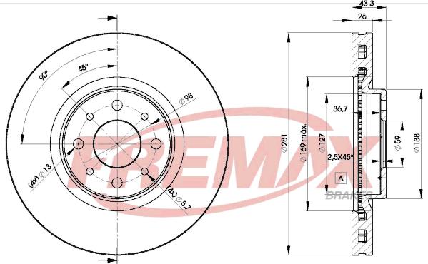 FREMAX BD-5546 - Disque de frein cwaw.fr