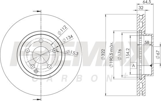 FREMAX BD-5558 - Disque de frein cwaw.fr