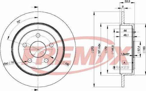 FREMAX BD-5644-KT - Disque de frein cwaw.fr