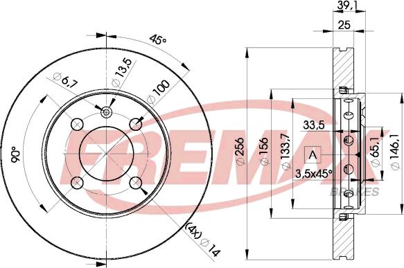 FREMAX BD-5605 - Disque de frein cwaw.fr