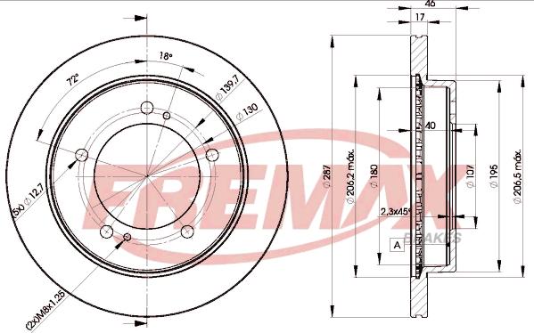 FREMAX BD-5600 - Disque de frein cwaw.fr