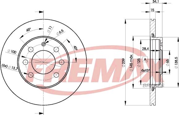 FREMAX BD-5607 - Disque de frein cwaw.fr