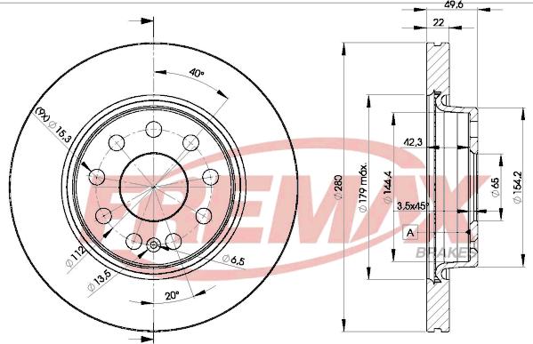 FREMAX BD-5614 - Disque de frein cwaw.fr