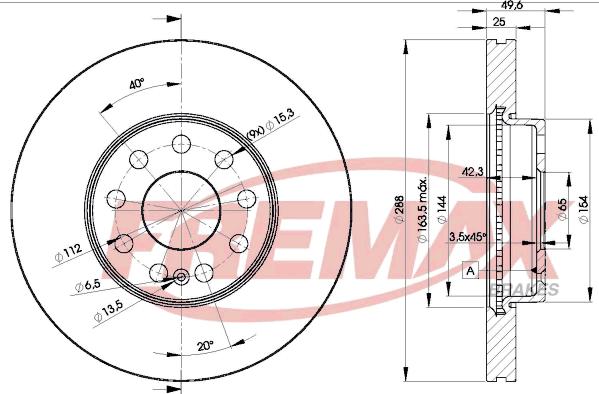 FREMAX BD-5615 - Disque de frein cwaw.fr