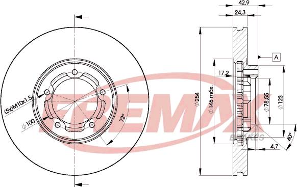 FREMAX BD-5610 - Disque de frein cwaw.fr