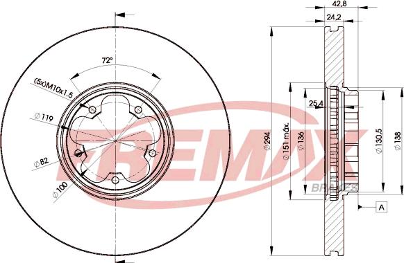 FREMAX BD-5613 - Disque de frein cwaw.fr