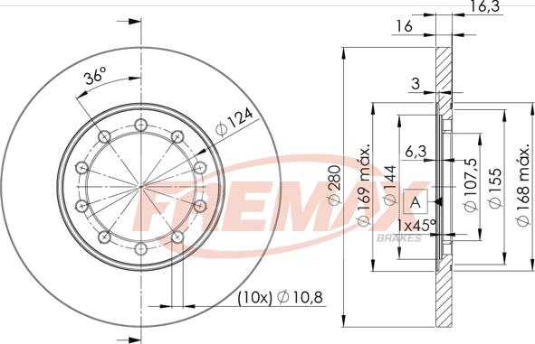 FREMAX BD-5631 - Disque de frein cwaw.fr