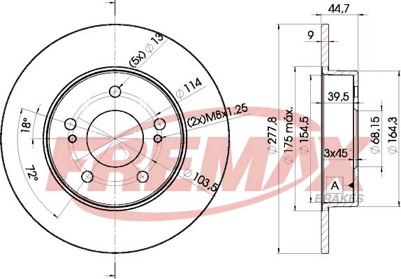 FREMAX BD-5059 - Disque de frein cwaw.fr