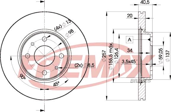 FREMAX BD-5056 - Disque de frein cwaw.fr