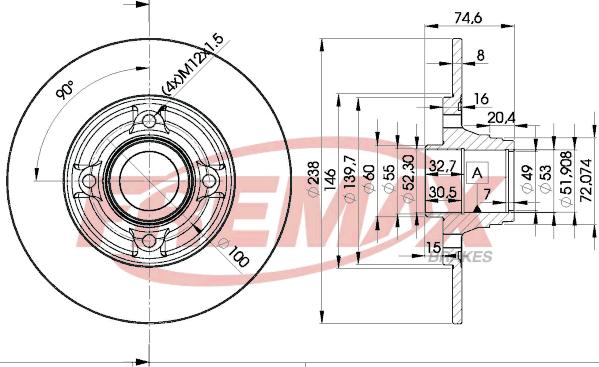 FREMAX BD-5006 - Disque de frein cwaw.fr