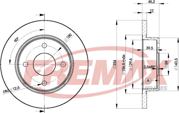 FREMAX BD-5001 - Disque de frein cwaw.fr