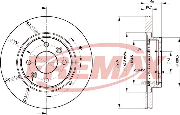 FREMAX BD-5081 - Disque de frein cwaw.fr