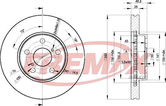 FREMAX BD-5030 - Disque de frein cwaw.fr