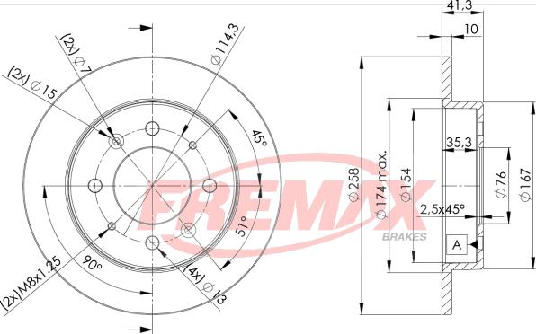 FREMAX BD-5020 - Disque de frein cwaw.fr