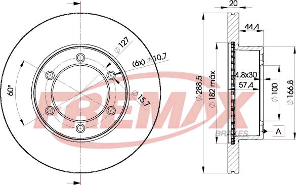 FREMAX BD-5190 - Disque de frein cwaw.fr