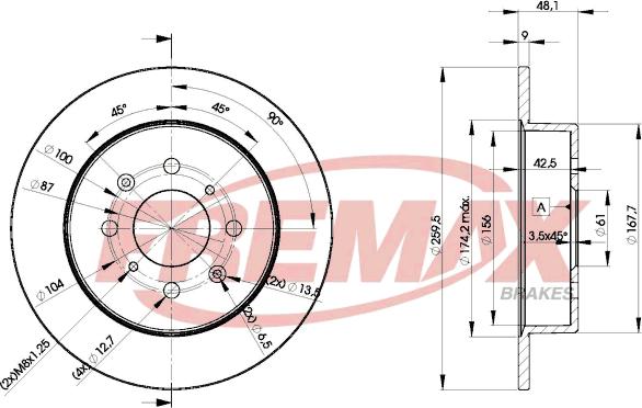 FREMAX BD-5105 - Disque de frein cwaw.fr