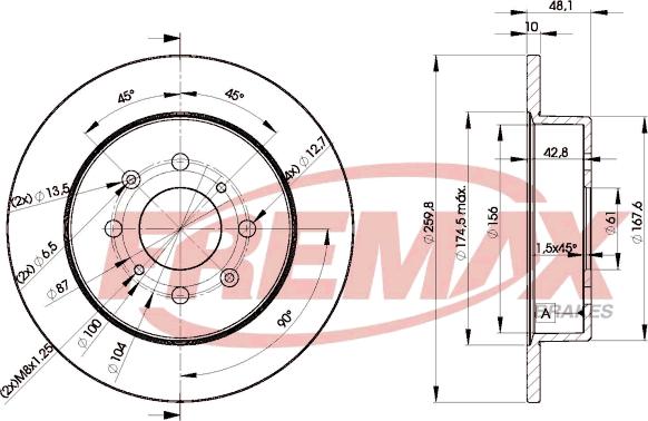 FREMAX BD-5106 - Disque de frein cwaw.fr