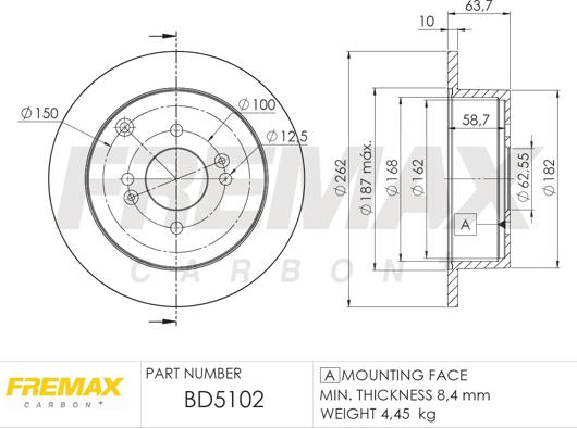 FREMAX BD-5102 - Disque de frein cwaw.fr