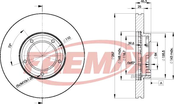 FREMAX BD-5180 - Disque de frein cwaw.fr