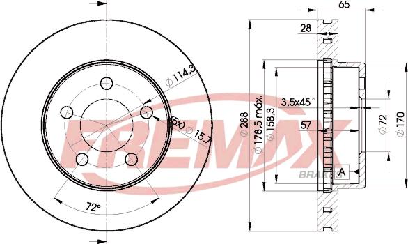 FREMAX BD-5121 - Disque de frein cwaw.fr