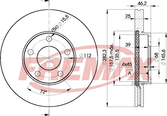 FREMAX BD-5306 - Disque de frein cwaw.fr