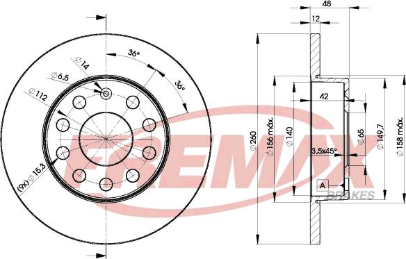 FREMAX BD-5310 - Disque de frein cwaw.fr