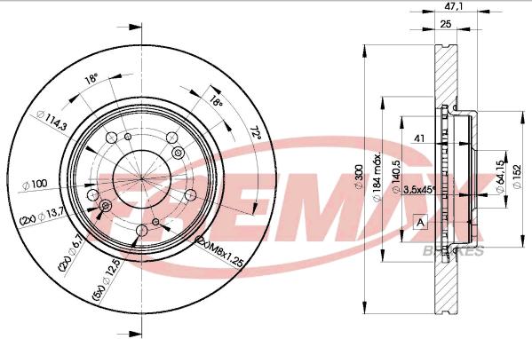 FREMAX BD-5251 - Disque de frein cwaw.fr