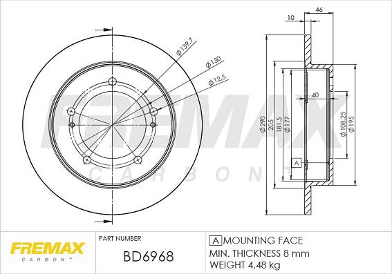 FREMAX BD-6968 - Disque de frein cwaw.fr