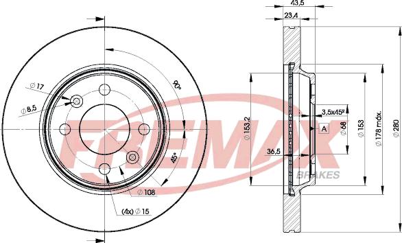 FREMAX BD-6962 - Disque de frein cwaw.fr