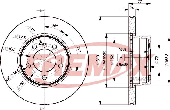 FREMAX BD-6402 - Disque de frein cwaw.fr