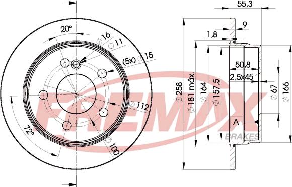 FREMAX BD-6470 - Disque de frein cwaw.fr