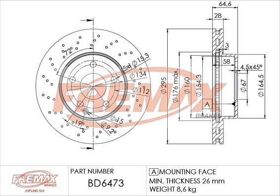 FREMAX BD-6473 - Disque de frein cwaw.fr