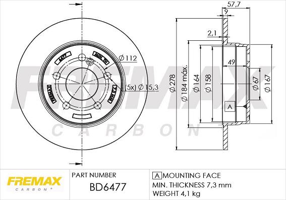 FREMAX BD-6477 - Disque de frein cwaw.fr