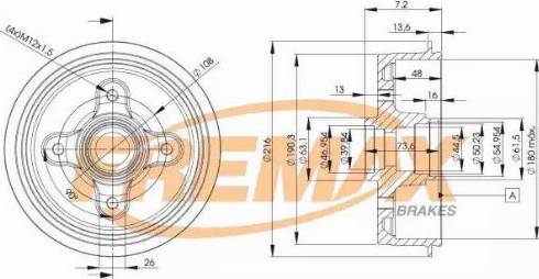 FREMAX BD-6628 - Tambour de frein cwaw.fr