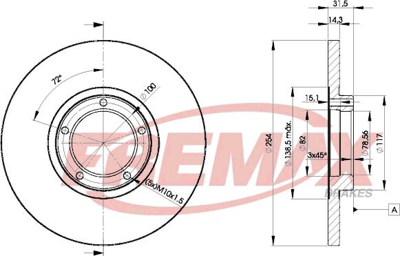 FREMAX BD-6055 - Disque de frein cwaw.fr