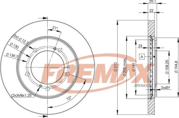 FREMAX BD-6010 - Disque de frein cwaw.fr