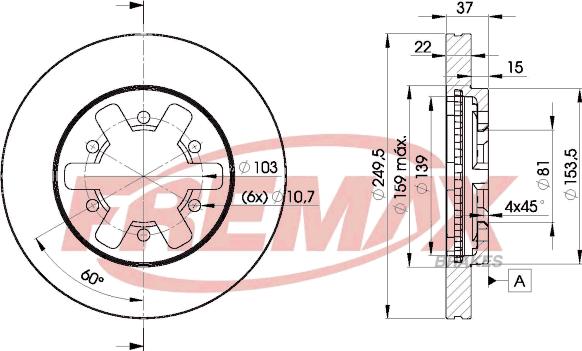 FREMAX BD-6013 - Disque de frein cwaw.fr