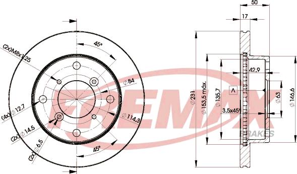 FREMAX BD-6030 - Disque de frein cwaw.fr