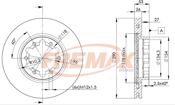 FREMAX BD-6031 - Disque de frein cwaw.fr