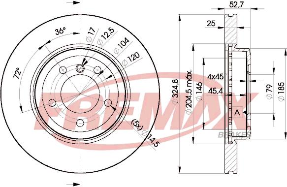 FREMAX BD-6071 - Disque de frein cwaw.fr